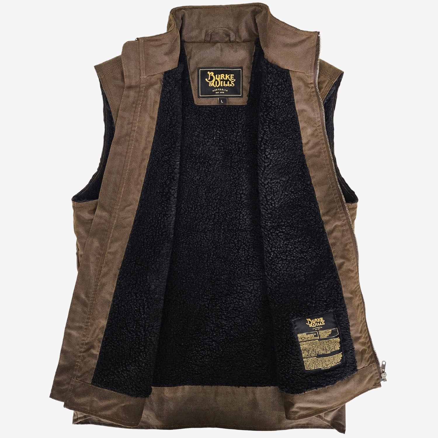 Burke & Wills Stockman Vest bronze