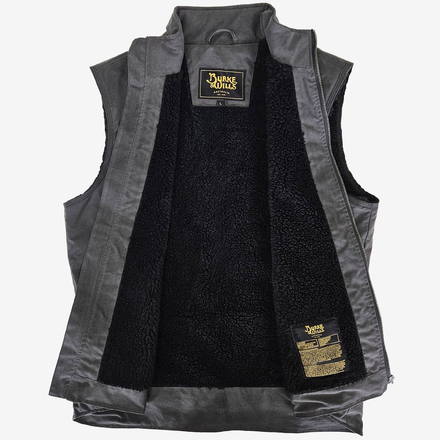 Burke & Wills Stockman Vest gravel