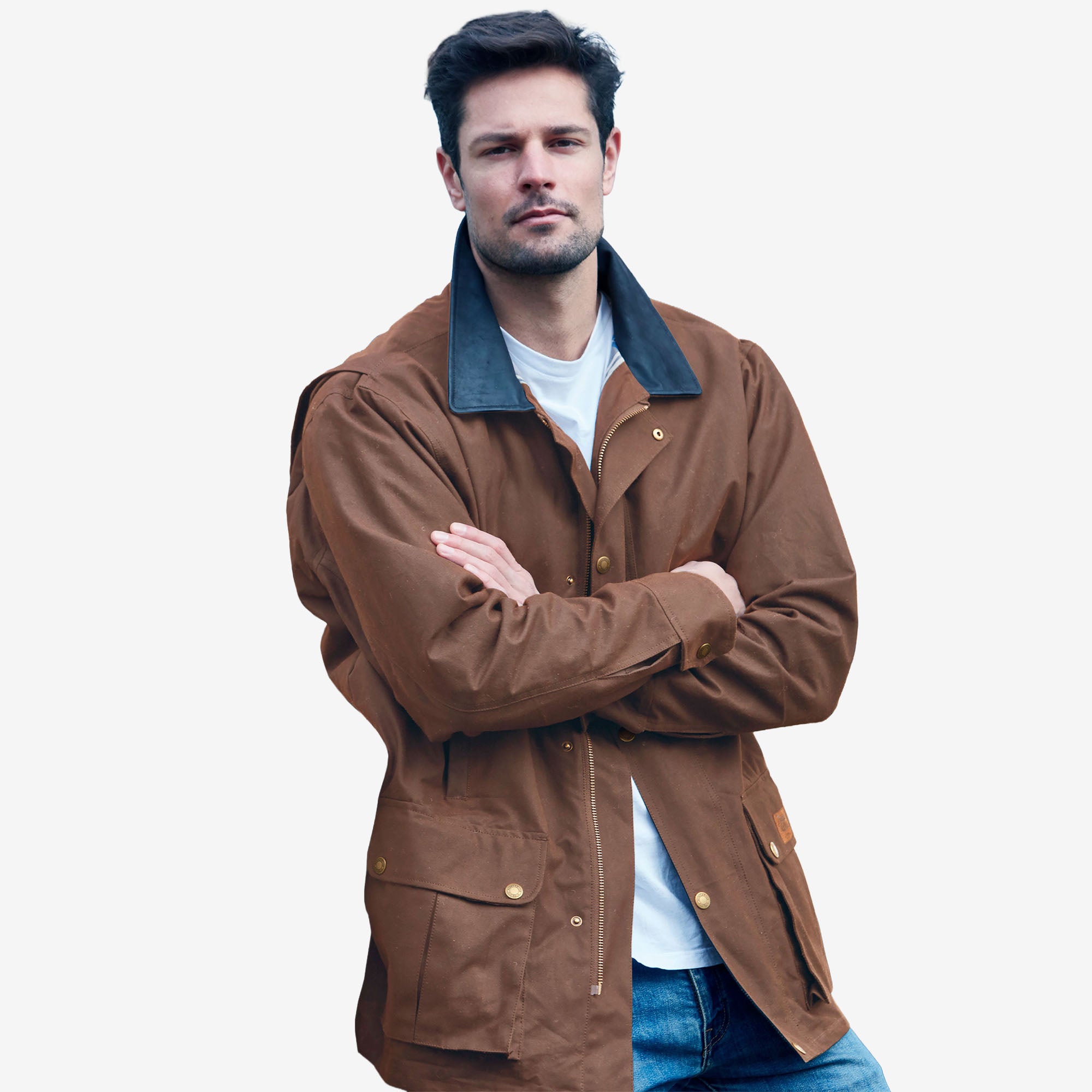 Burke & Wills Darwin Jacket - Heavyweight Oilskin Coat - Nundle