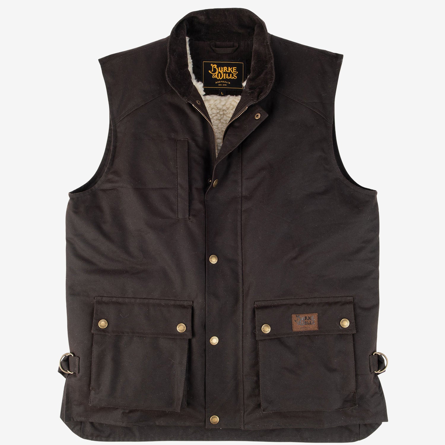 Burke & Wills Derwent Vest brown