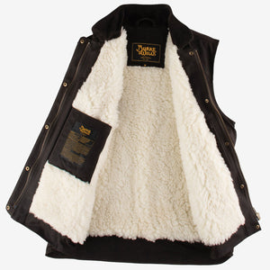 Burke & Wills Derwent Vest brown