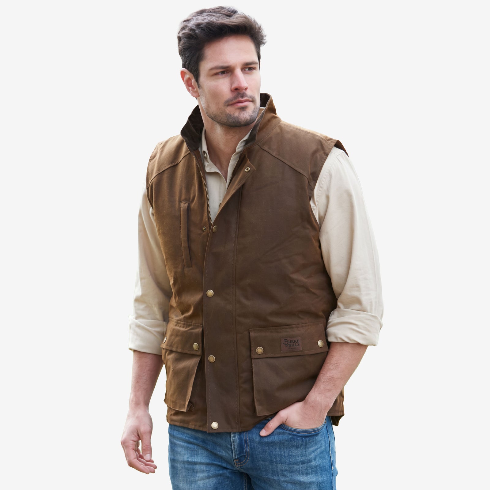 Burke & Wills Derwent Vest bronze