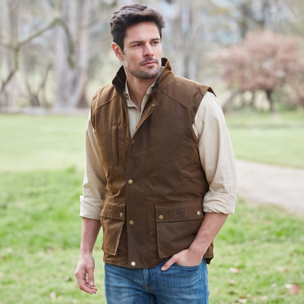 Burke & Wills Derwent Vest bronze