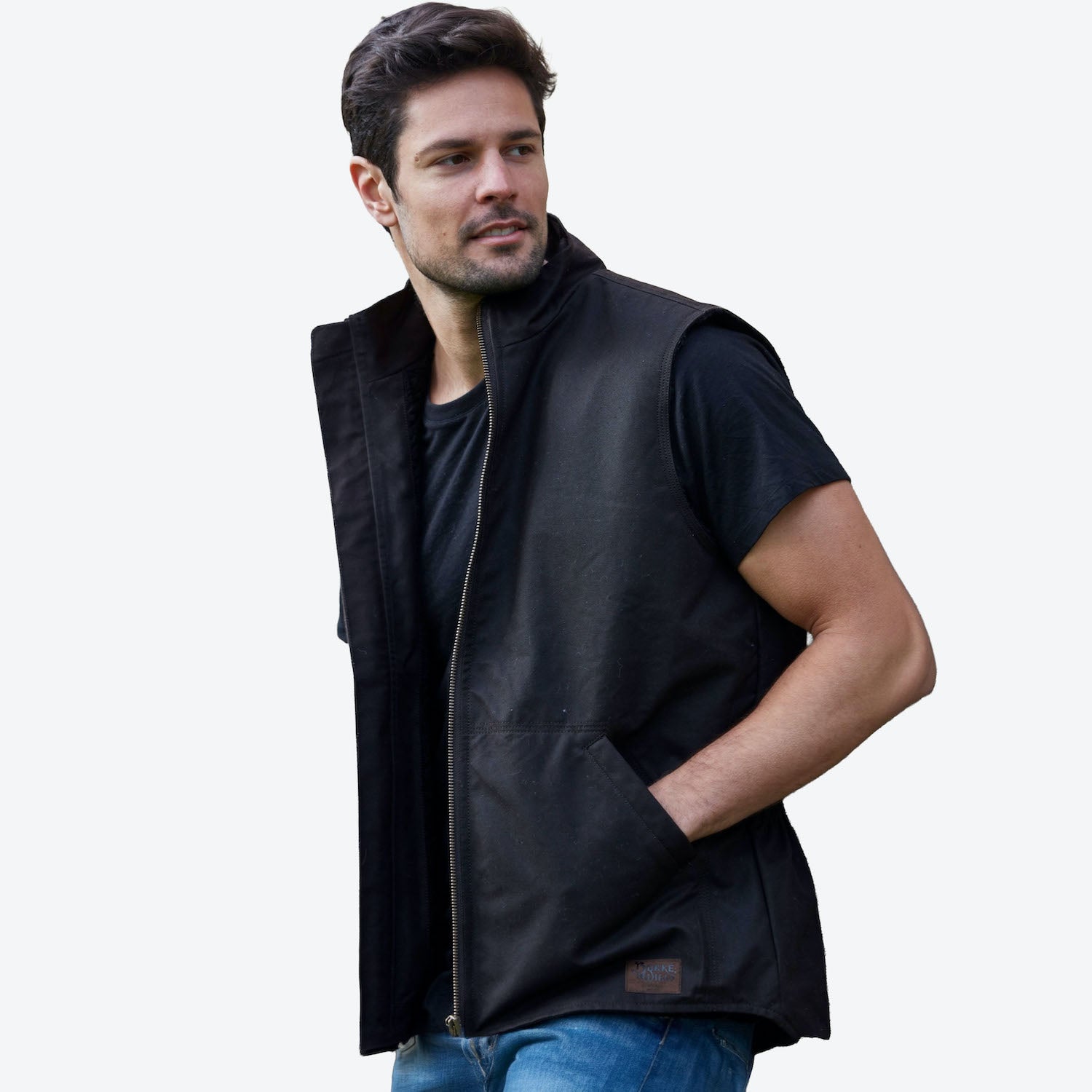 Burke & Wills Stockman Vest brown