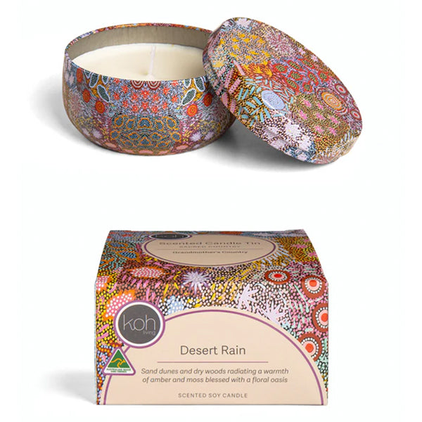 Koh Living Scented Candle Tin - Desert Rain
