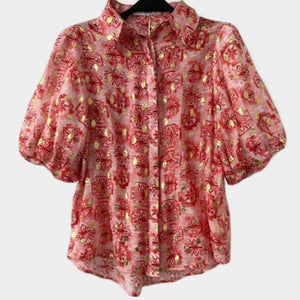 Cindy & Sami Puff Sleeve Shirt