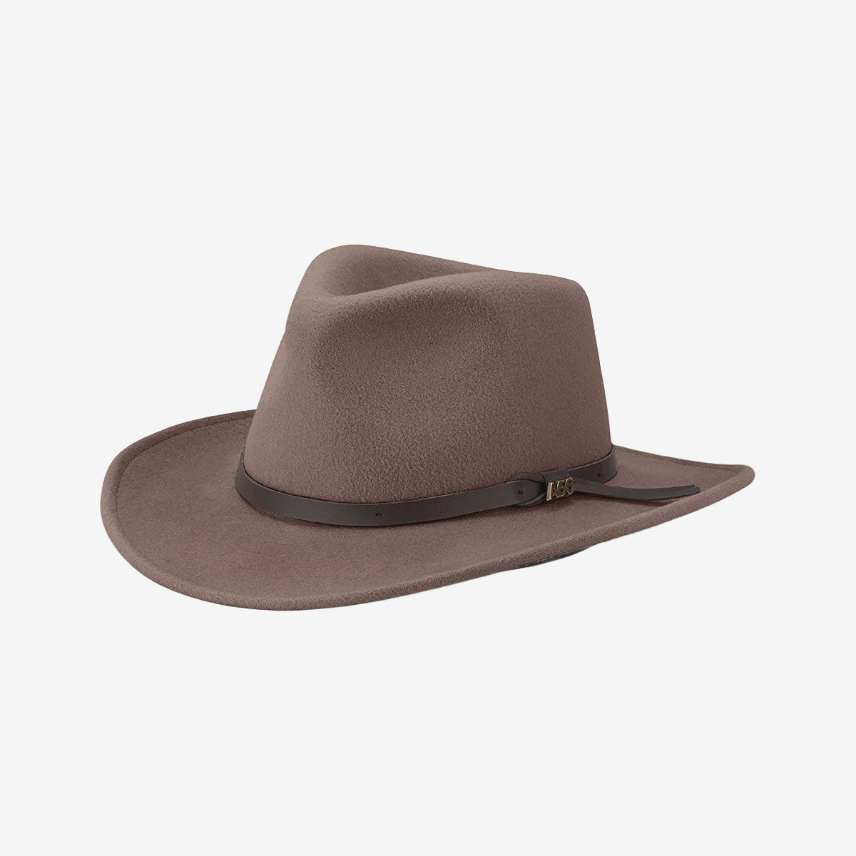 Avenel Craig Wool Felt Outback Hat putty