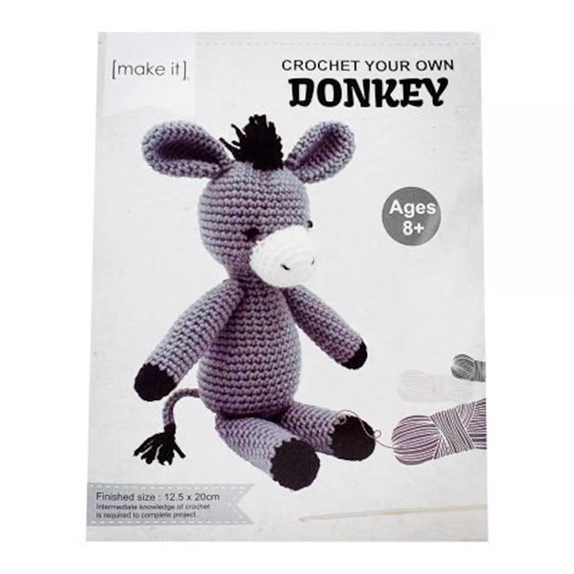 DIY Crochet Kit Donkey