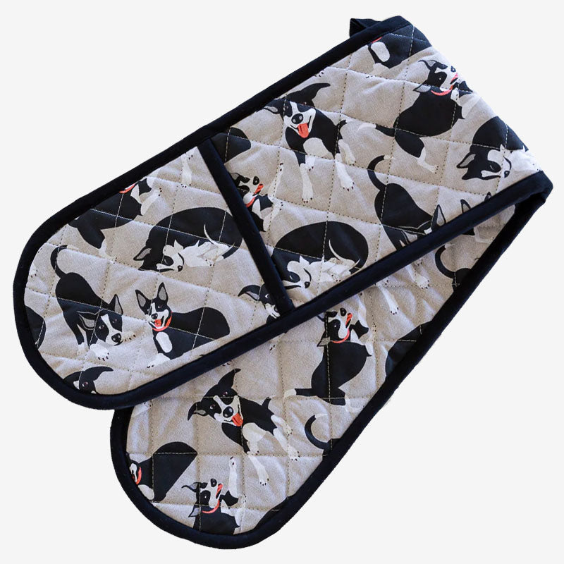 Double Oven Glove - Farm Dogs
