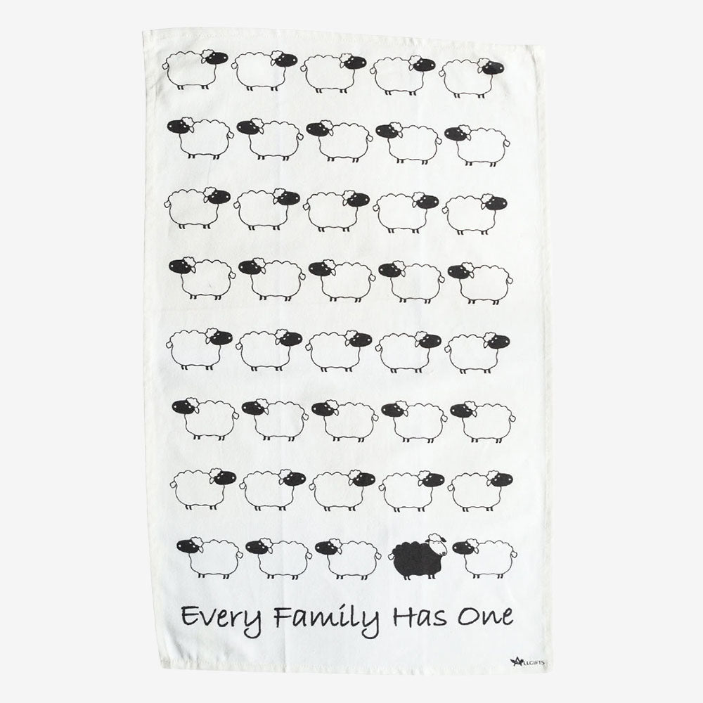 EFHO Black Sheep Tea Towel