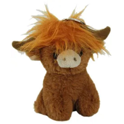 Elka Highland Cow Keyring Giftware Nundle Woollen Mill