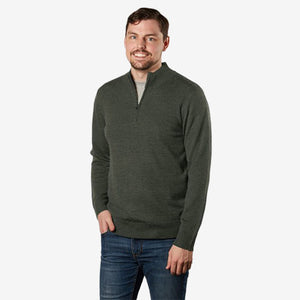 Fields Men's 1/4 Zip Pullover forest
