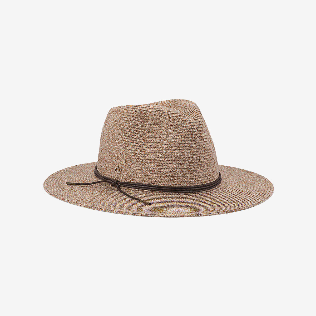 Avenel Florence Crushable Braided Fedora cocoa