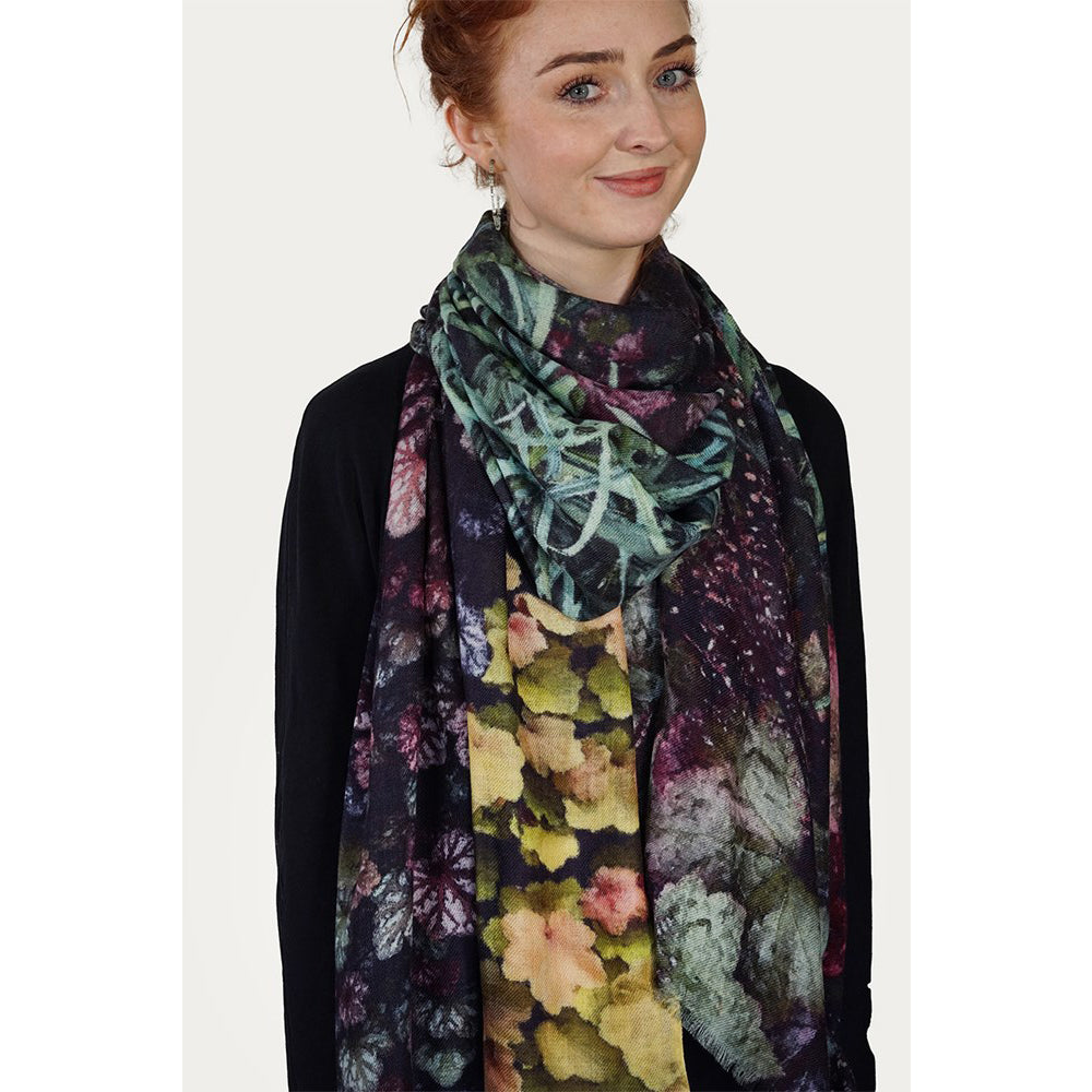 Tradition Textiles Pure Wool Scarf Garden line