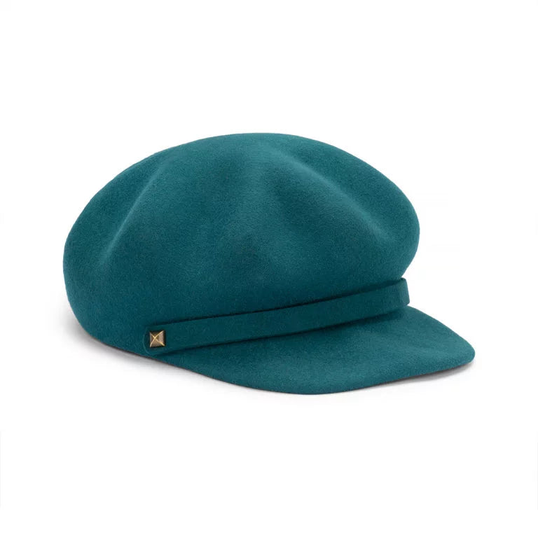 Avenel Gianna Wool Felt Cap teal