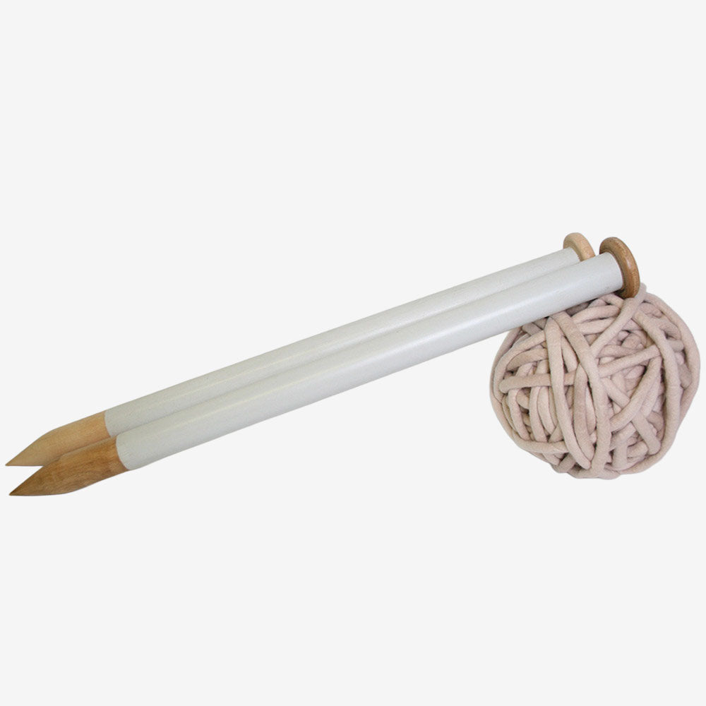 Giant Hand Made Knitting Needles
