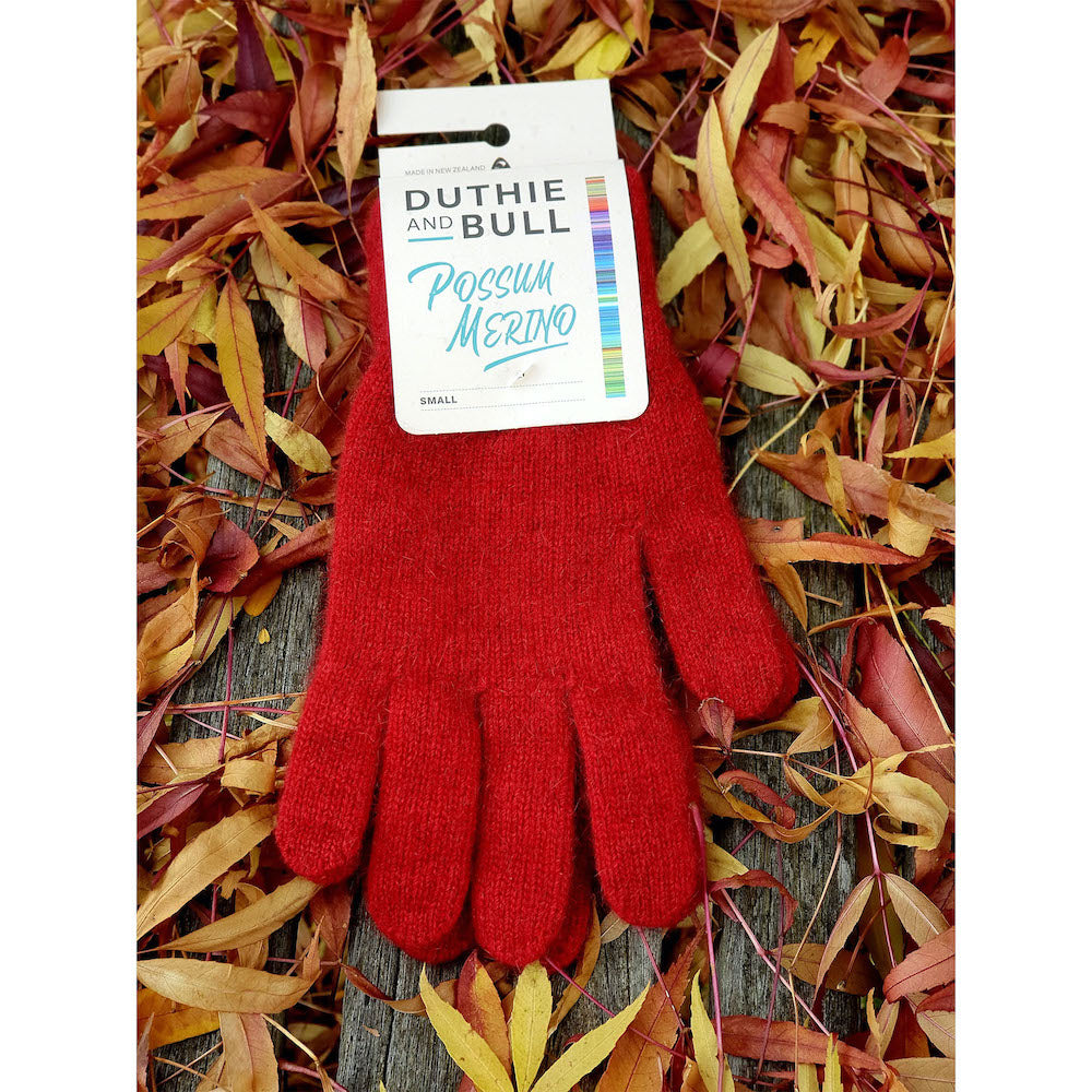 Norsewear Merino & Possum Blend Gloves berry
