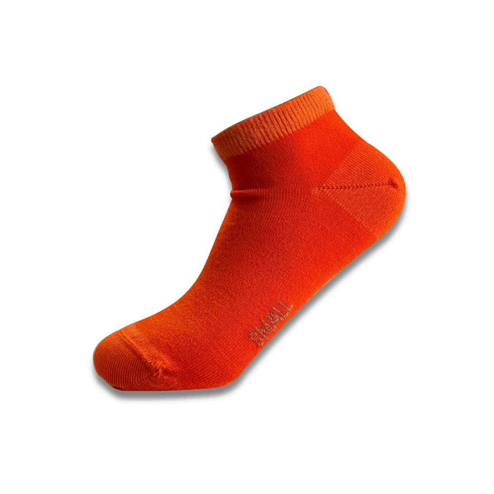 Humphrey Law Fine Merino Ankle Sock bright orange