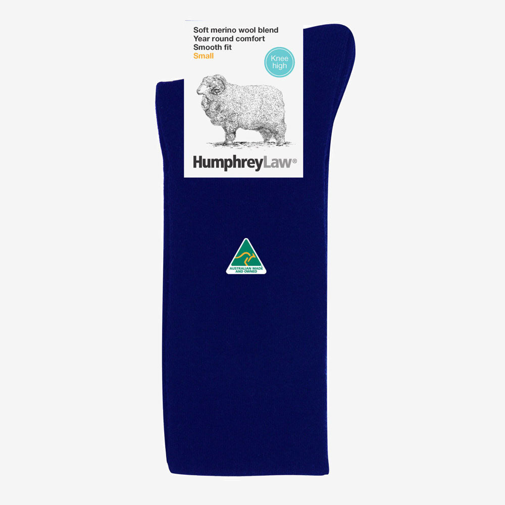 Humphrey Law Ladies Half Hose navy