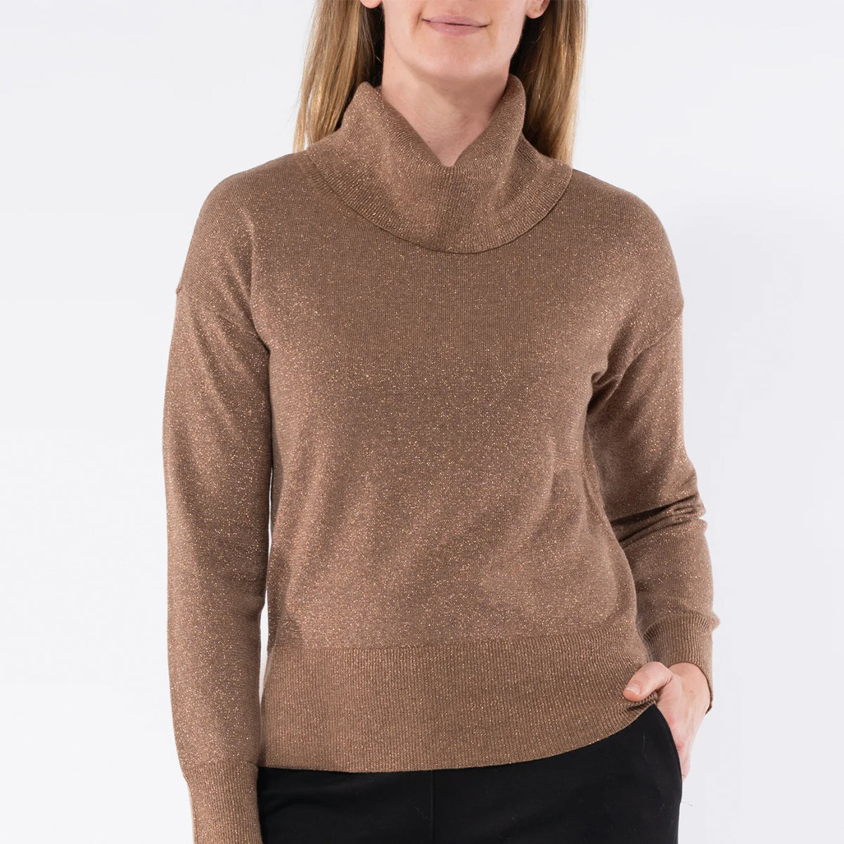 Jump Cowl Neck Pullover