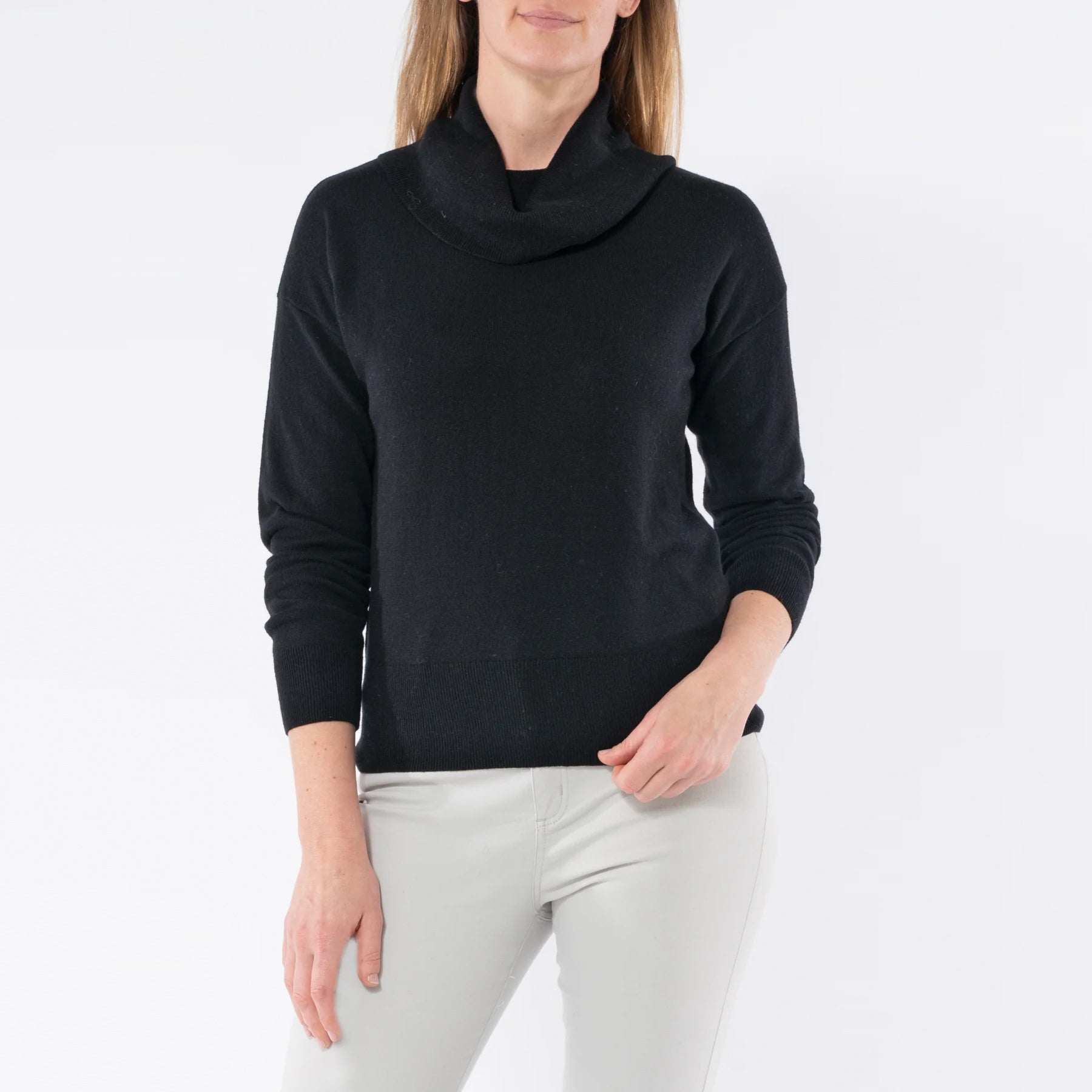 Jump Cowl Neck Pullover