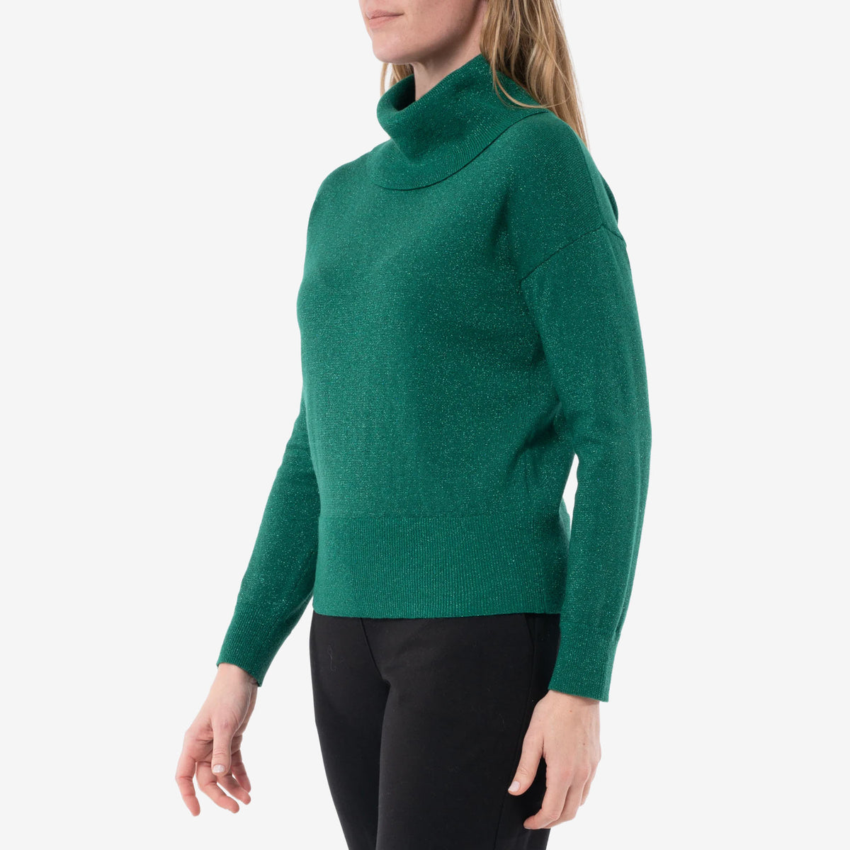 Jump Cowl Neck Pullover hunter