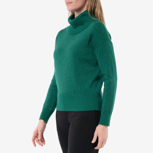 Jump Cowl Neck Pullover hunter