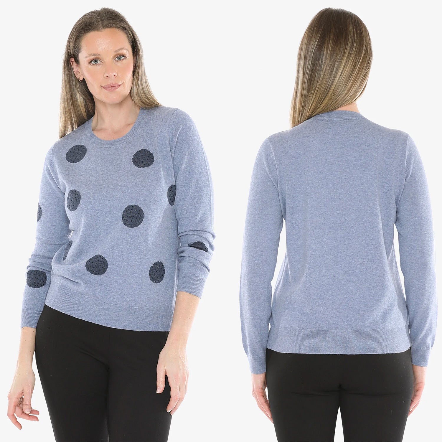 Jump Diamante Spot Pullover