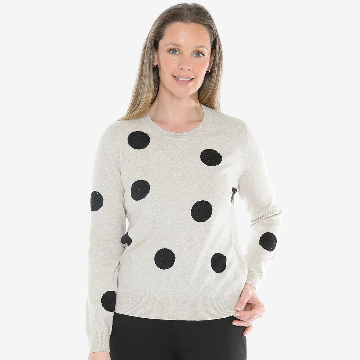Jump Diamante Spot Pullover