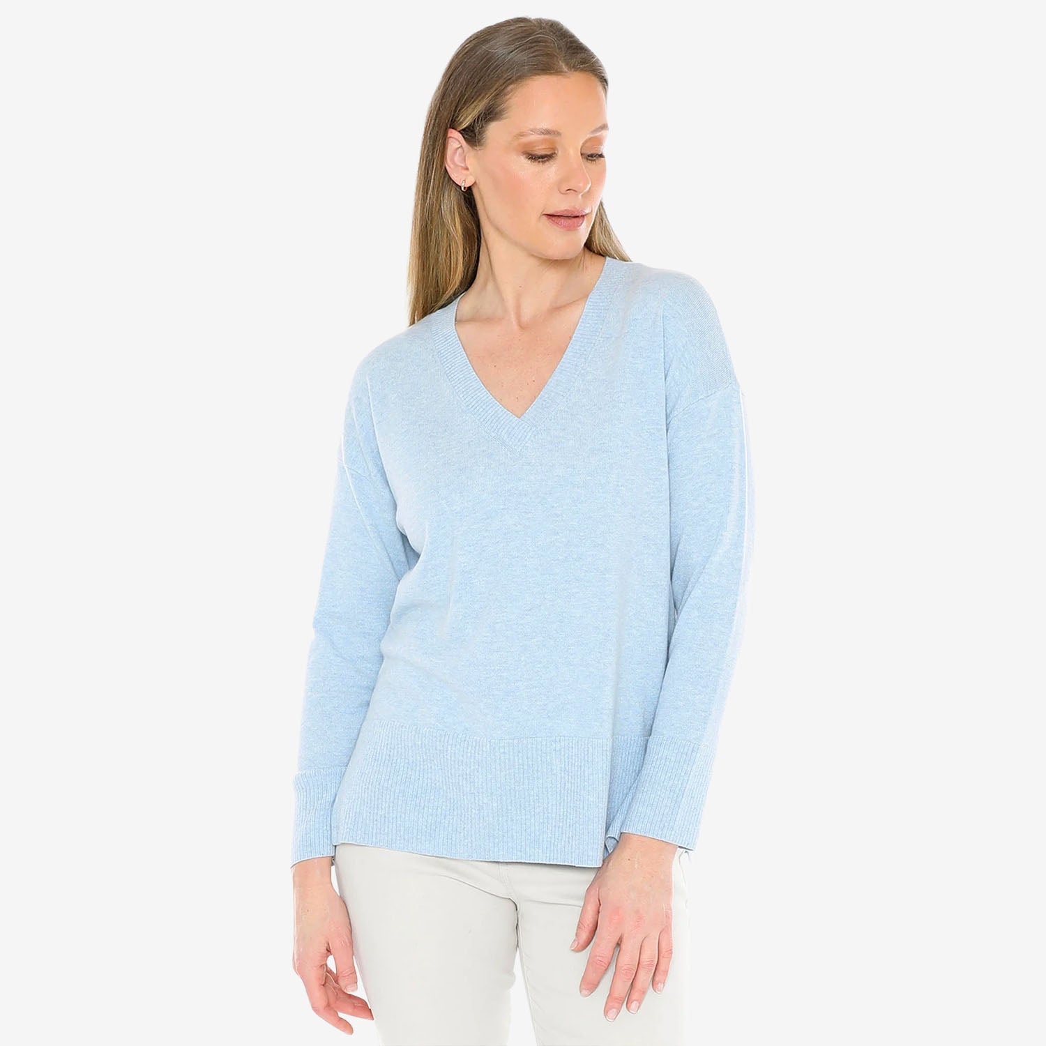Jump V-Neck Pullover