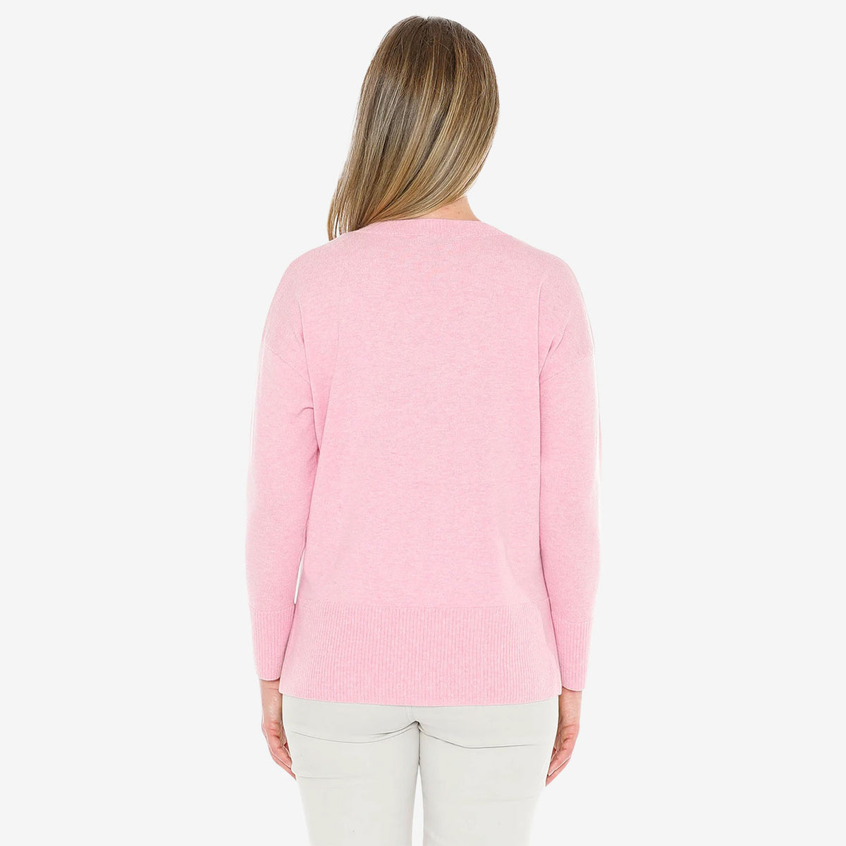 Jump V-Neck Pullover sherbet