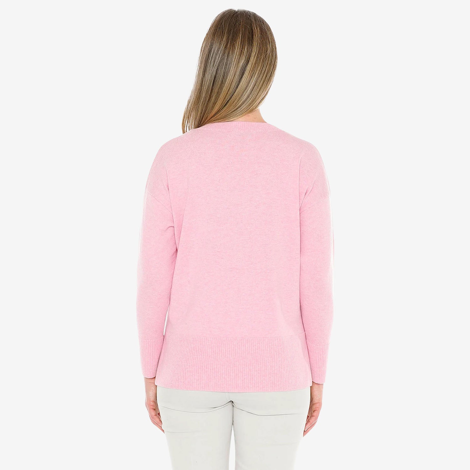 Jump V-Neck Pullover sherbet