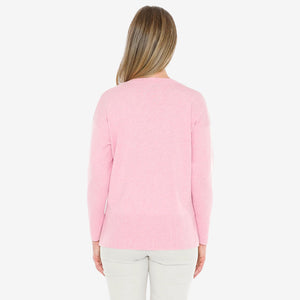 Jump V-Neck Pullover sherbet