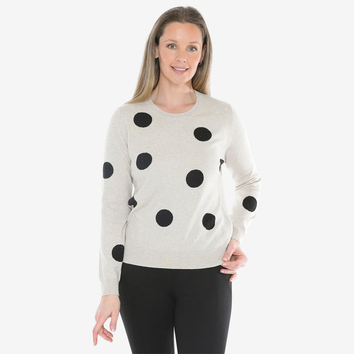 Jump Diamante Spot Pullover