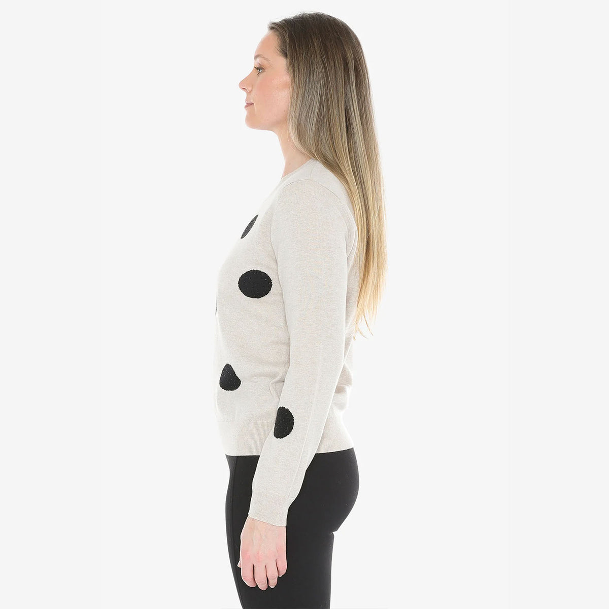 Jump Diamante Spot Pullover