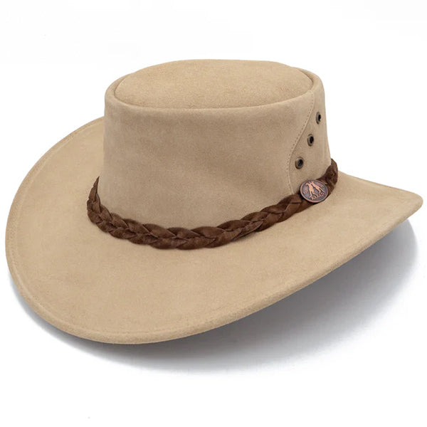 Kakadu Alice Leather Hat sand