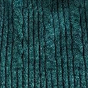 Knitted@Nundle Cable Beanie teal