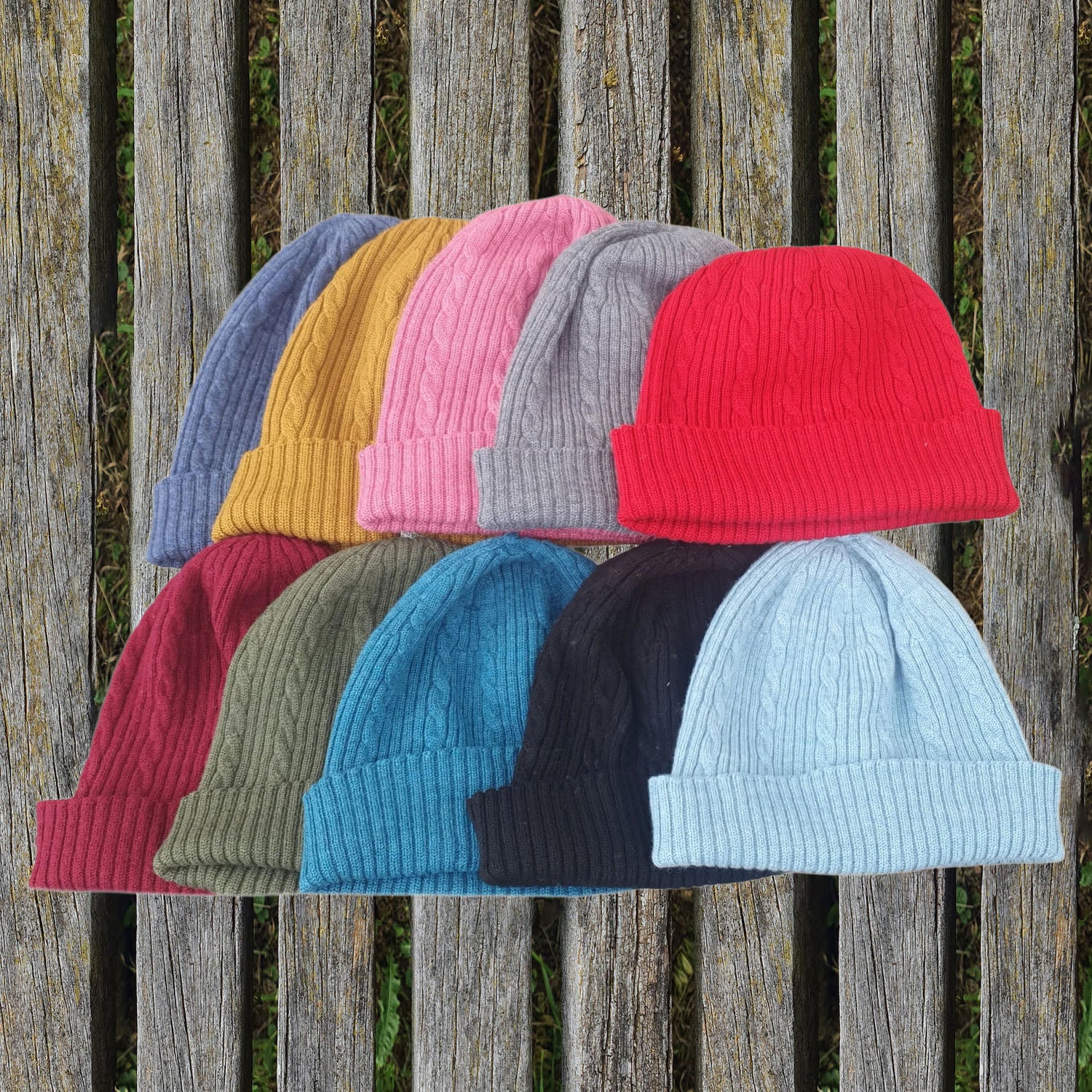 Knitted@Nundle Cable Beanies