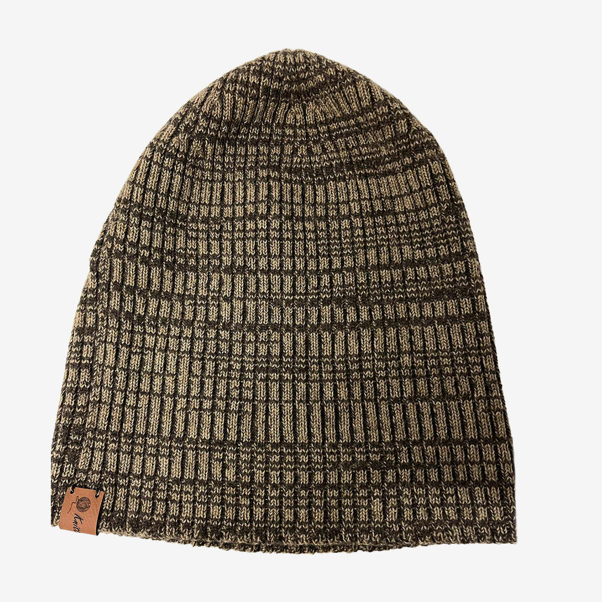 Knitted@Nundle Ribbed Melange Beanie