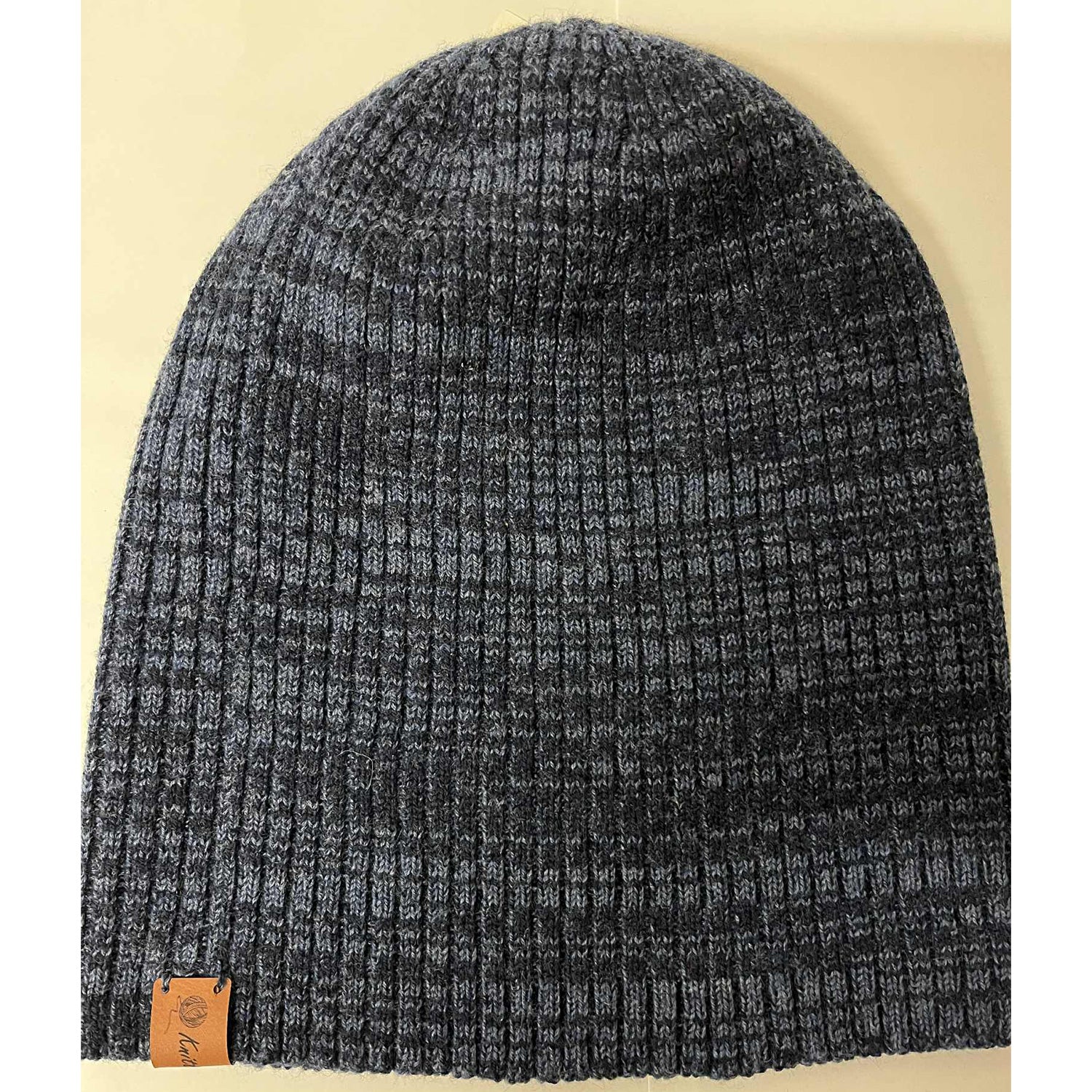 Knitted@Nundle Ribbed Melange Beanie