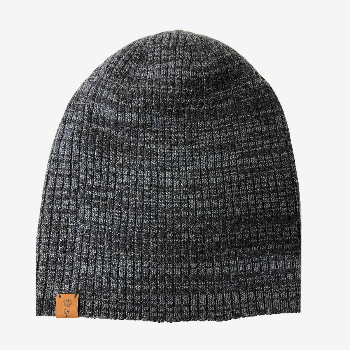 Knitted@Nundle Ribbed Melange Beanie