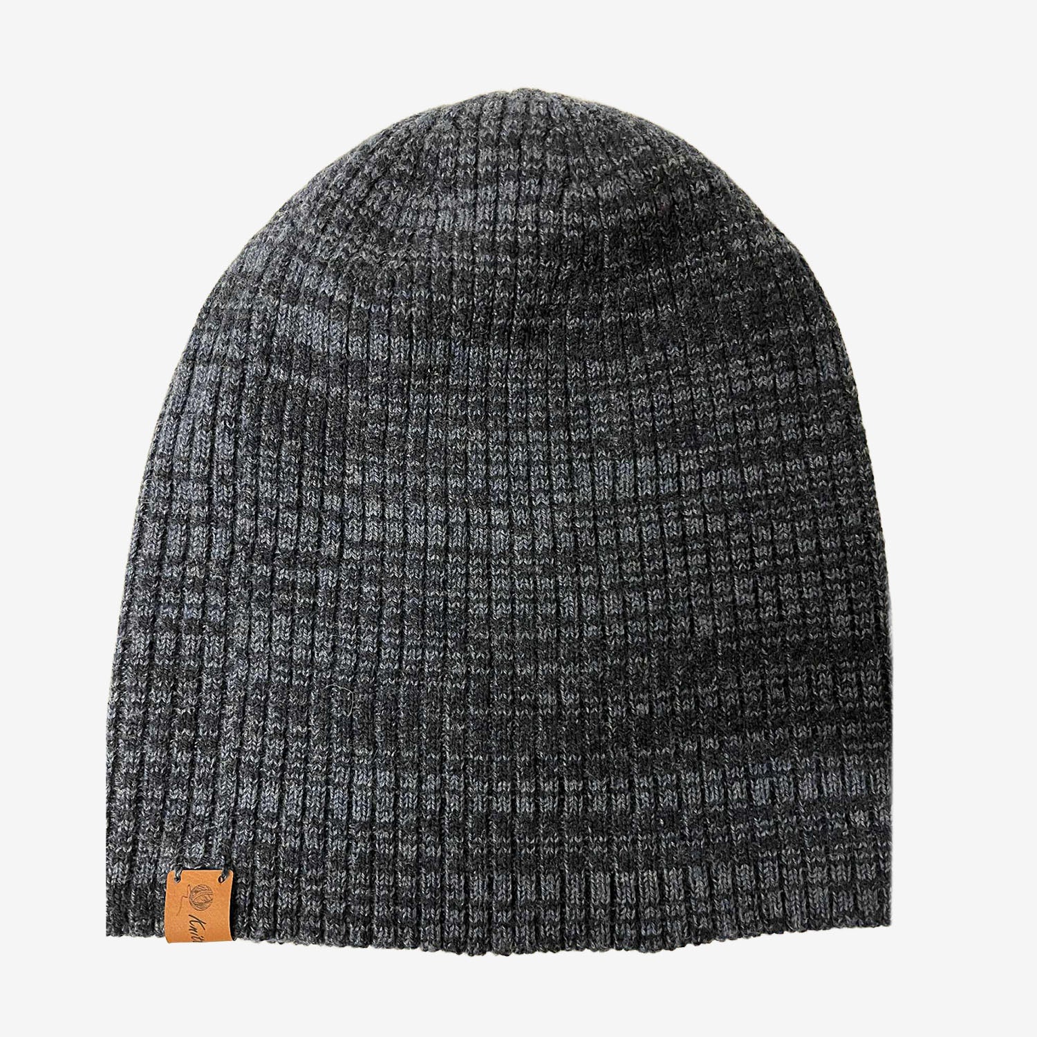 Knitted@Nundle Ribbed Melange Beanie