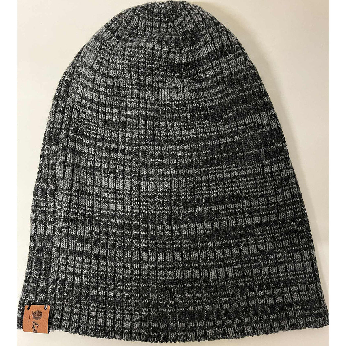 Knitted@Nundle Ribbed Melange Beanie