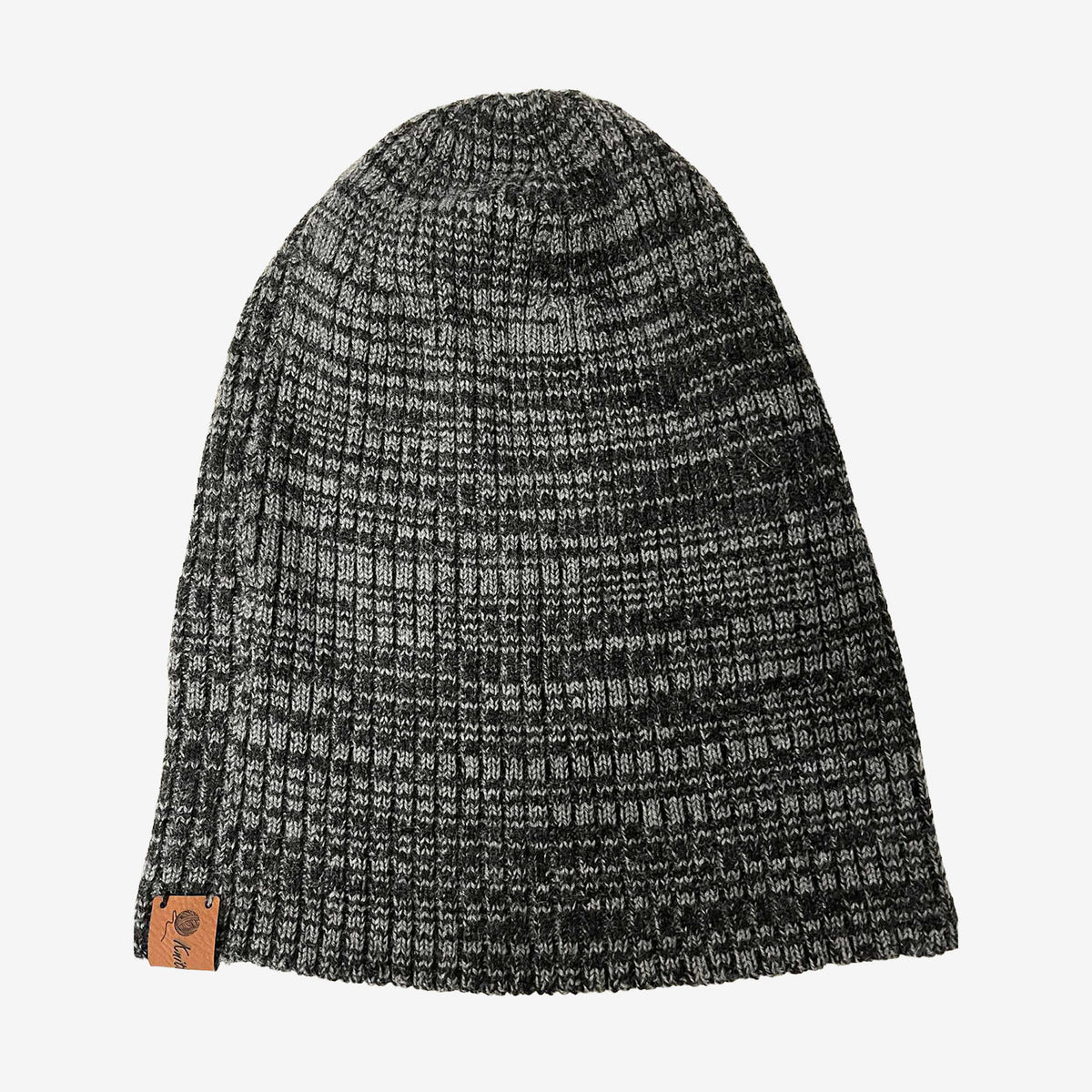 Knitted@Nundle Ribbed Melange Beanie