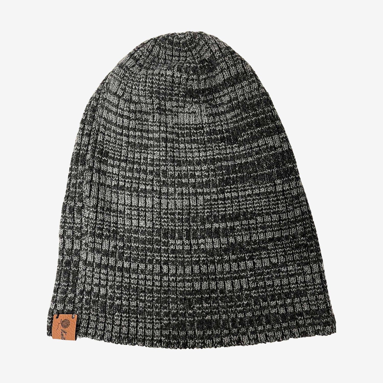 Knitted@Nundle Ribbed Melange Beanie