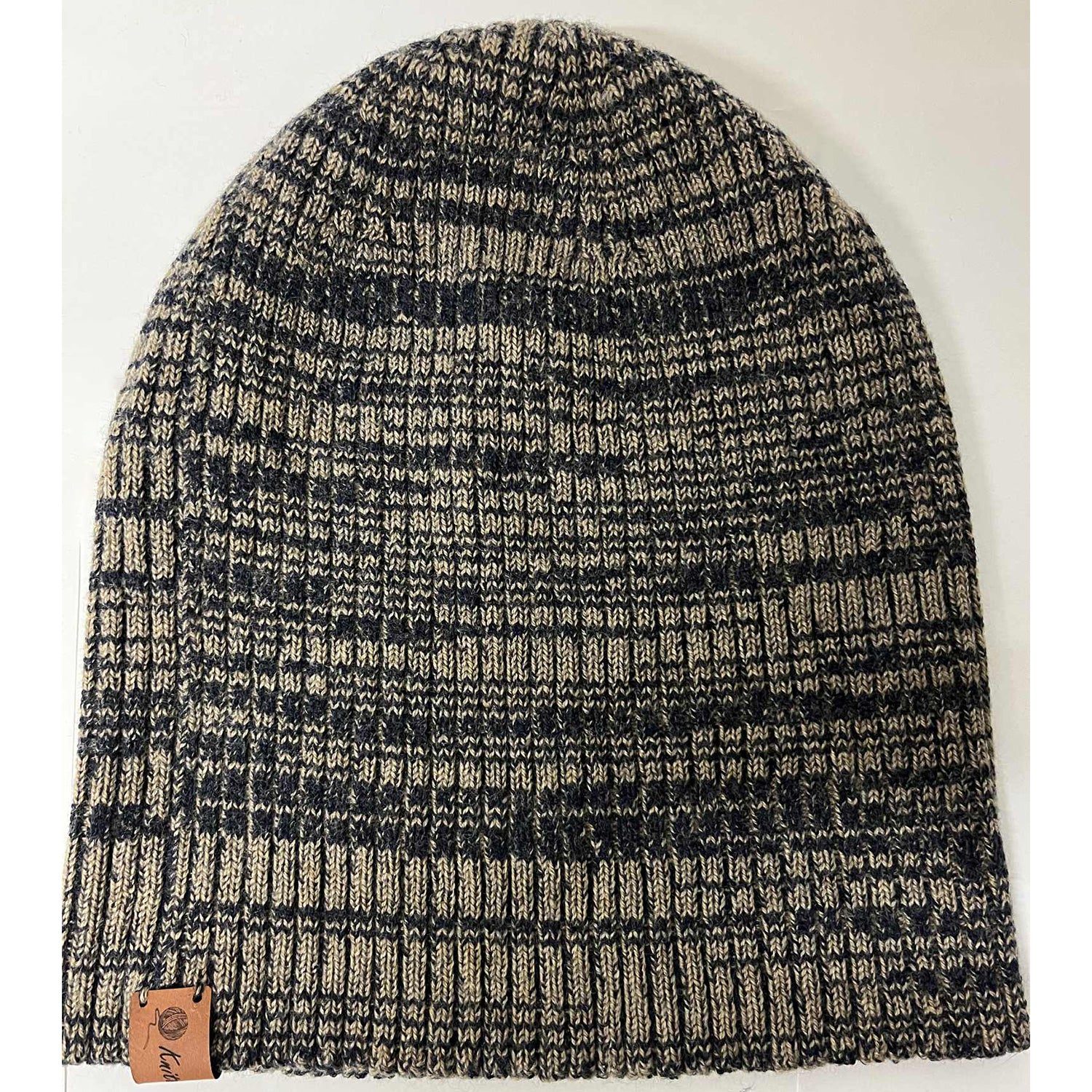Knitted@Nundle Ribbed Melange Beanie