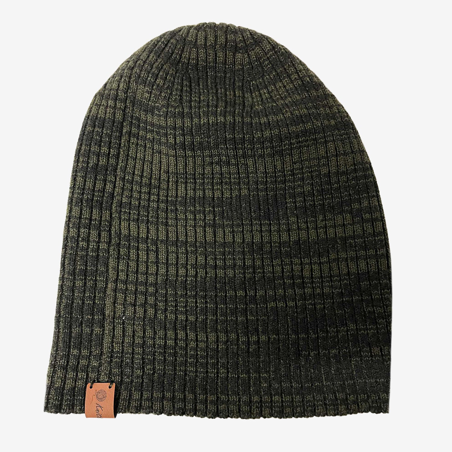 Knitted@Nundle Ribbed Melange Beanie