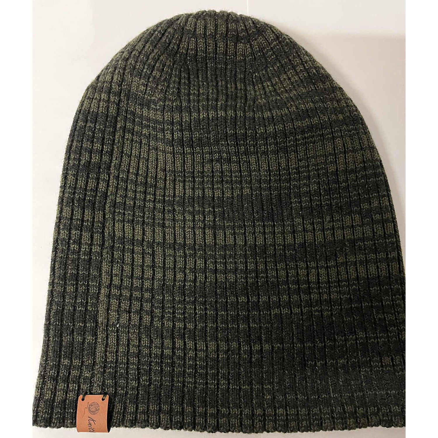 Knitted@Nundle Ribbed Melange Beanie
