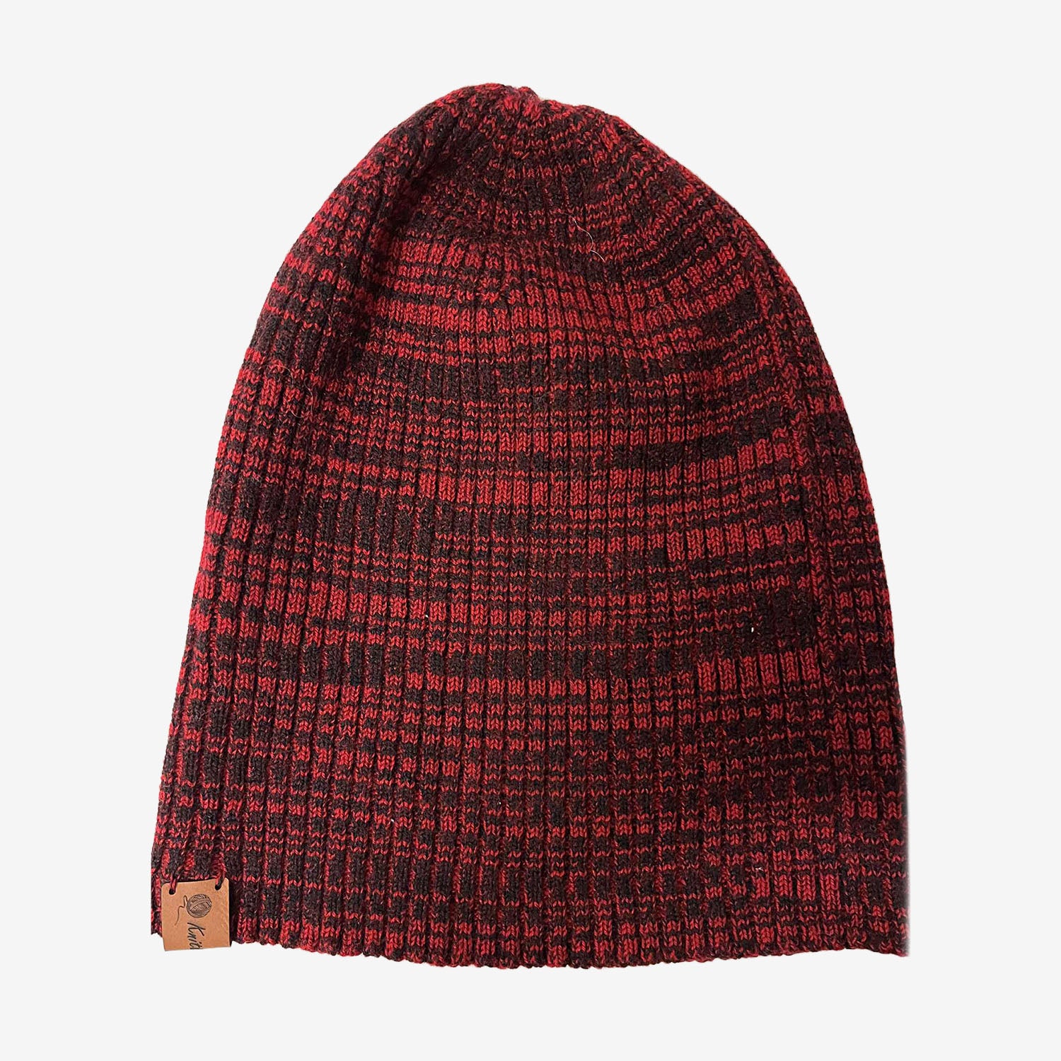 Knitted@Nundle Ribbed Melange Beanie