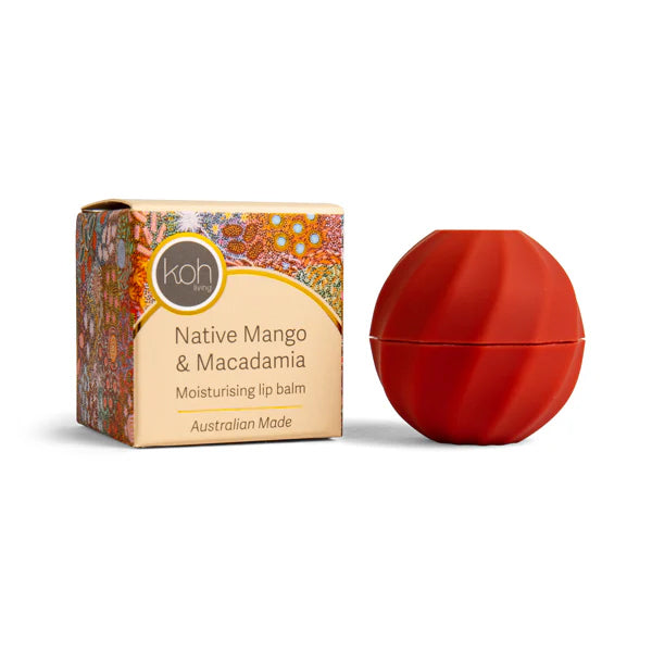 Koh Living Moisturising Lip Balm - Native Mango & Macadamia